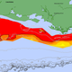 Measuring 8,776 square miles, this year’s dead zone in the Gulf of Mexico is the largest ever recorded. (Image: N. Rabalais, LSU/LUMCON)